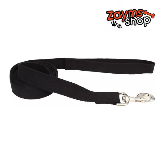 Zayms - Dog Lead Onyx Black - 6 feet x 5/8"W