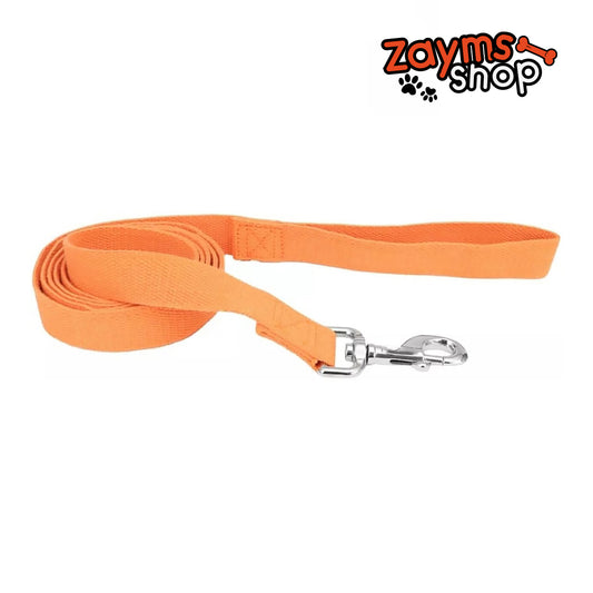 Zayms - Dog Lead Pumpkin Orange - 6 feet x 5/8"W