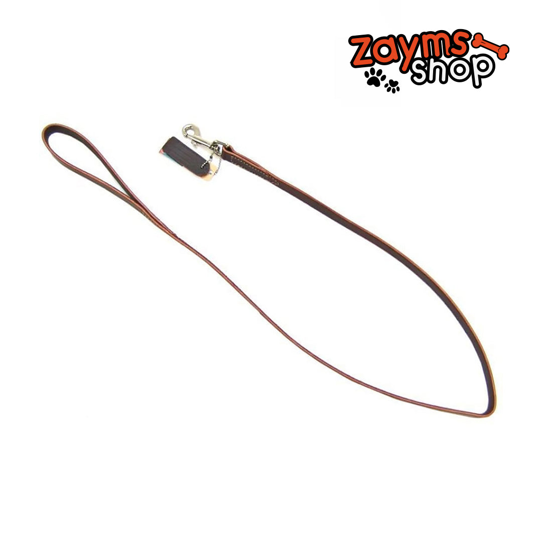 Zayms - Leather Lead - 4' Long x 3/4" Wide